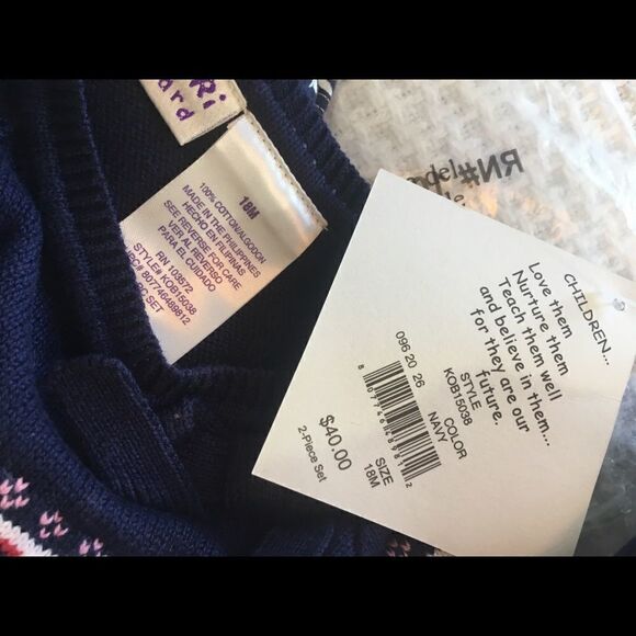 Blueberries Boulevard Penguin Tunic & Leggings 18M - Picture 6 of 6